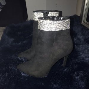Charlotte Russe Rhinestone Booties